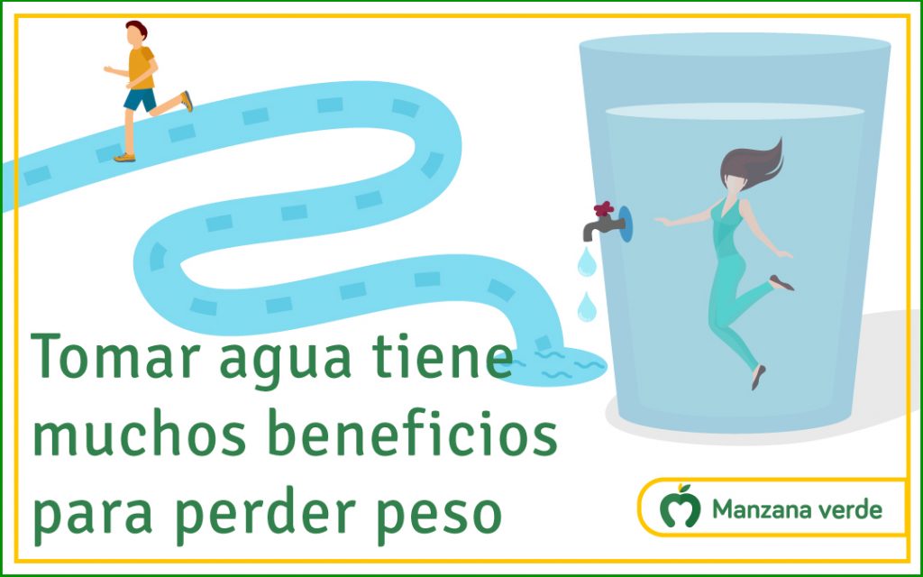 Tomar agua tiene muchos beneficios para perder peso