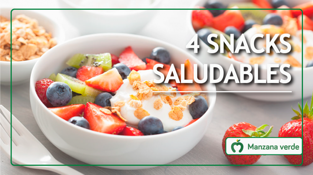 4 opciones de snacks saludables y fáciles de hacer en casa