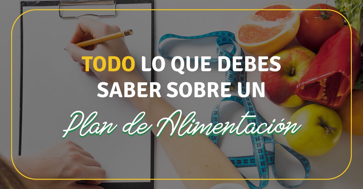Todo lo que debes saber sobre un plan de alimentación