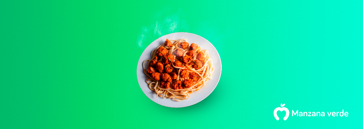 Receta de spaghetti a la bolognesa de soya &#8211; Comida saludable mexicana