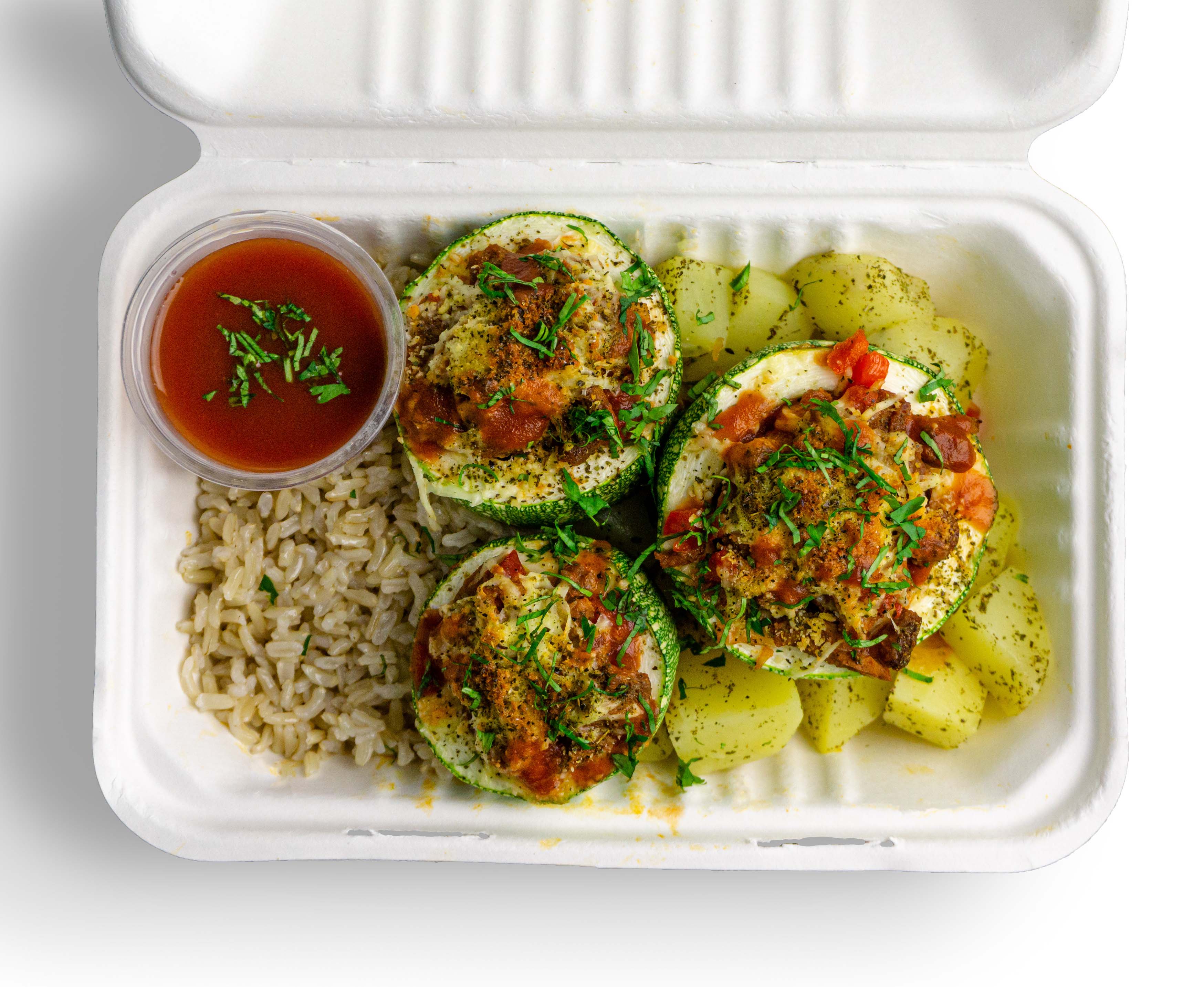 Rollitos de zucchini