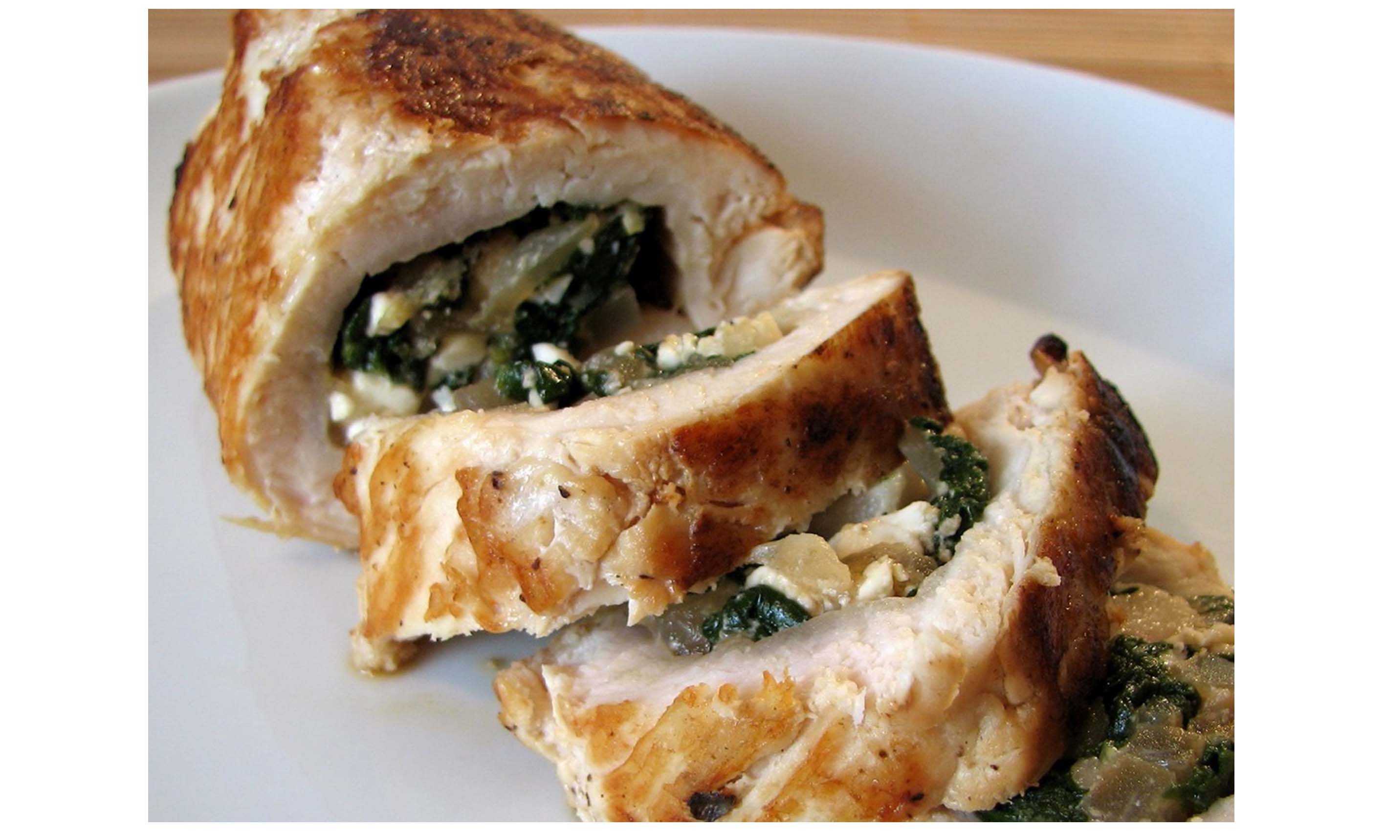 Medallones de pollo con salsa de champiñones