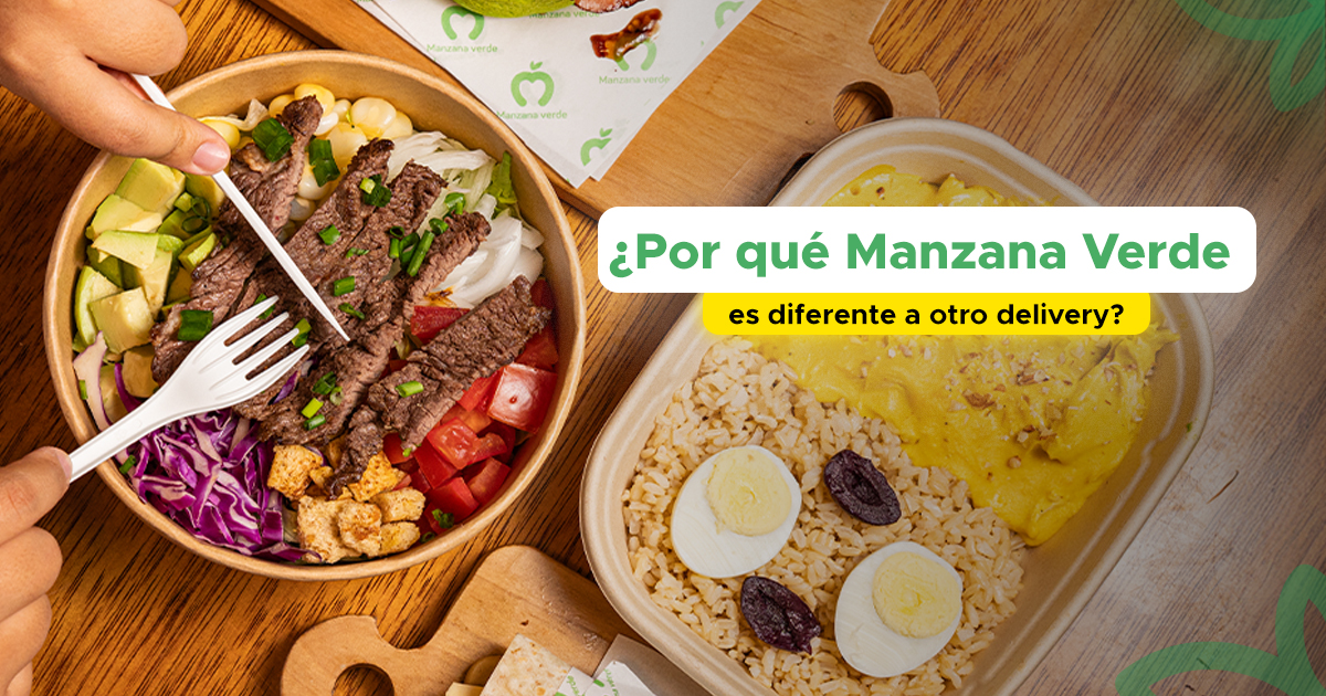 ¿Por qué Manzana Verde es diferente a otro delivery?